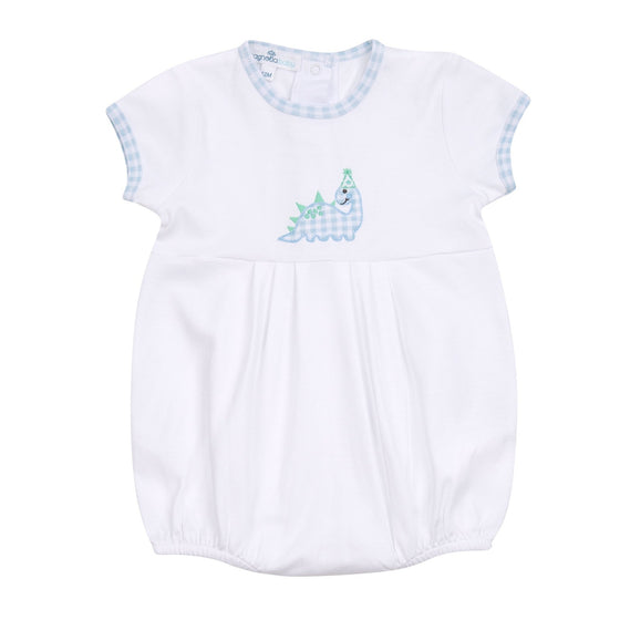 Partysaurus! Applique Bubble - Light Blue - Magnolia BabyBubble