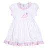 Partysaurus! Applique Dress - Pink - Magnolia BabyDress
