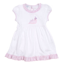  Partysaurus! Applique Dress - Pink - Magnolia BabyDress