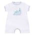 Partysaurus! Applique Short Playsuit - Light Blue - Magnolia BabyShort Playsuit