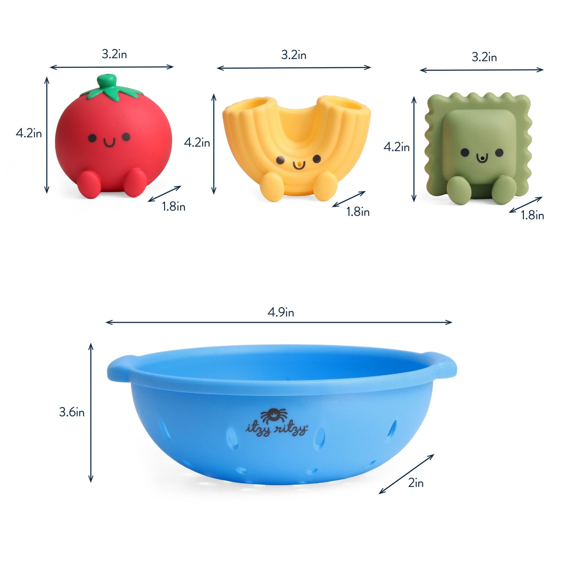 Pasta Itzy Splash Pals™ - Magnolia BabyBath Toy