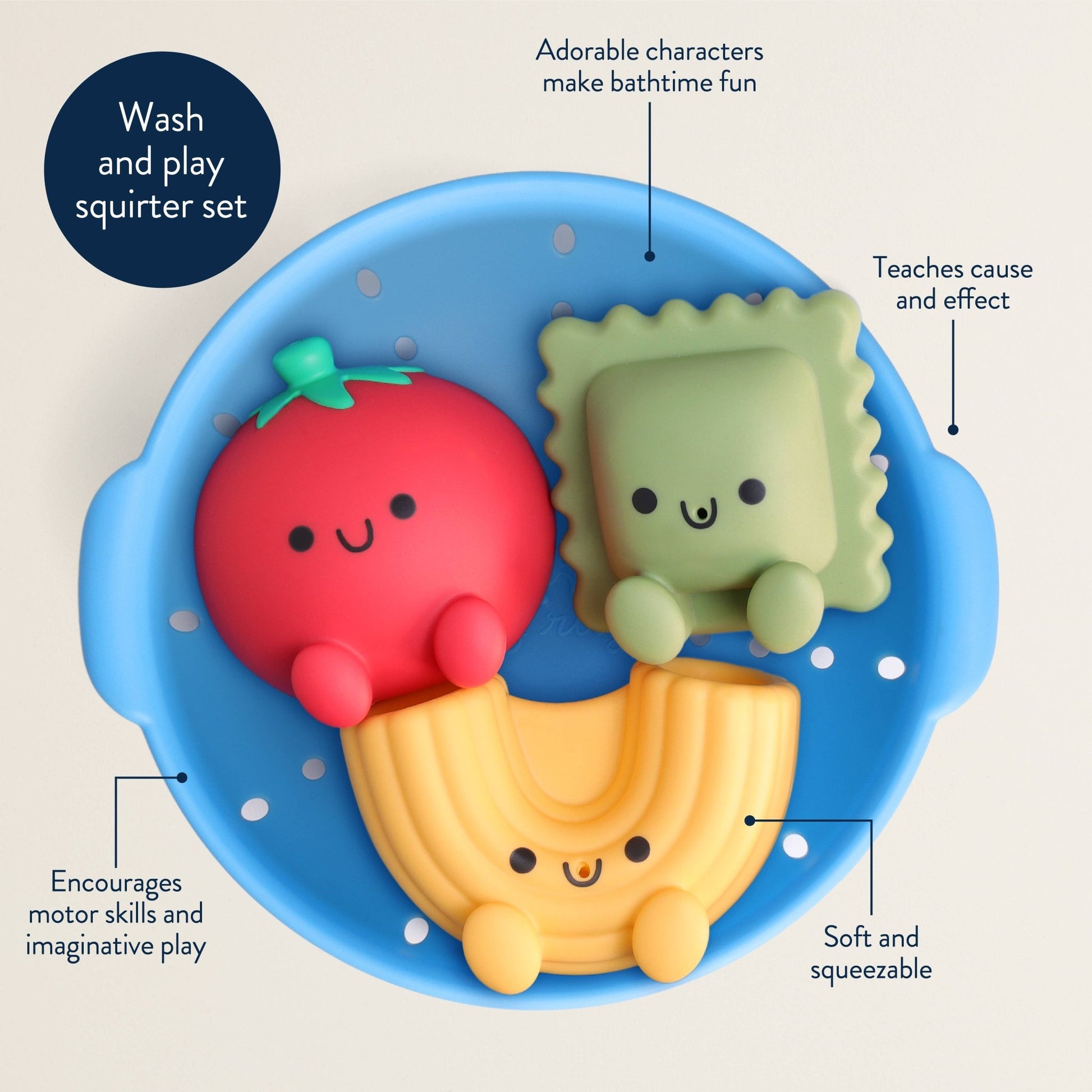 Pasta Itzy Splash Pals™ - Magnolia BabyBath Toy