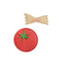 Jollity & Co. + Daydream Society_Pasta + Tomato Vegan Leather Hair Clip Set_1