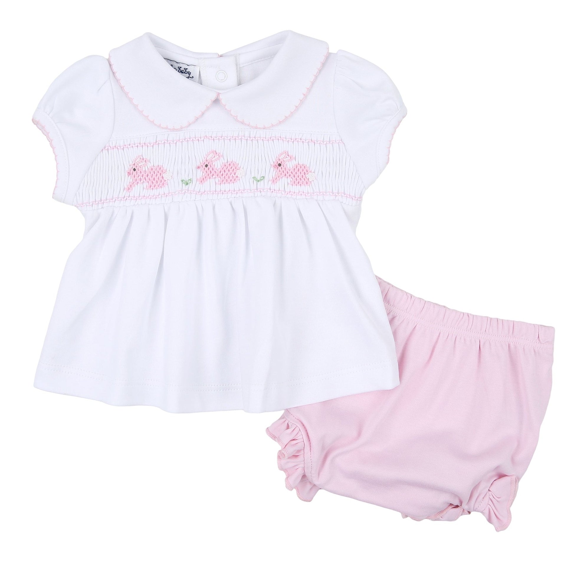 Pastel Bunny Classics Diaper Cover Set - Pink - Magnolia BabyDiaper Cover