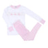 Pastel Bunny Classics Long Pajama - Pink - Magnolia BabyLong Pajamas