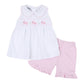 Pastel Bunny Classics Short Set - Pink - Magnolia BabyShort Set