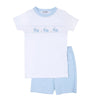 Pastel Bunny Classics Smocked Short Pajama - Magnolia BabyShort Pajamas