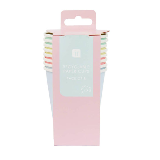 Pastel Paper Party Cups - Magnolia BabyParty Supplies