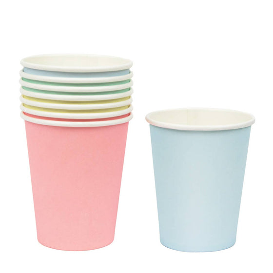 Pastel Paper Party Cups - Magnolia BabyParty Supplies
