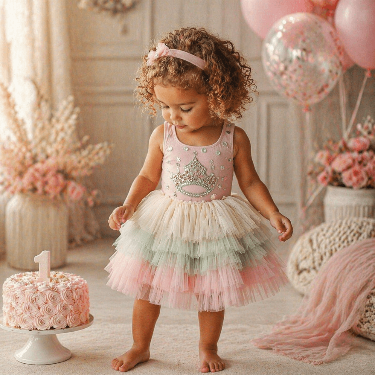 Pastel Tiara Tutu Dress - Magnolia BabyDress