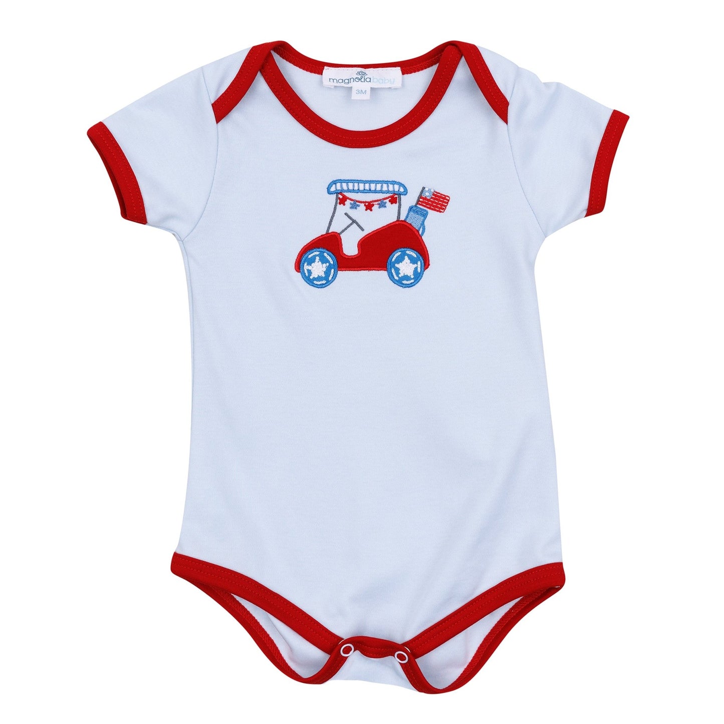 Patriotic Putts Bodysuit - Magnolia BabyBodysuit