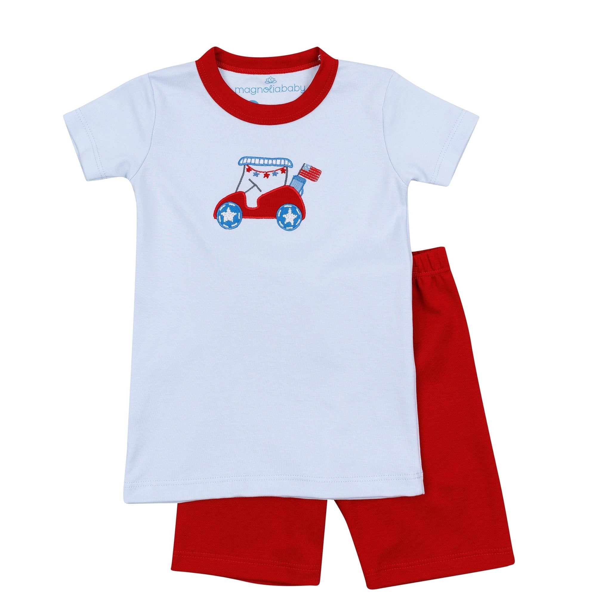 Patriotic Putts Short Pajamas - Magnolia BabyShort Pajamas