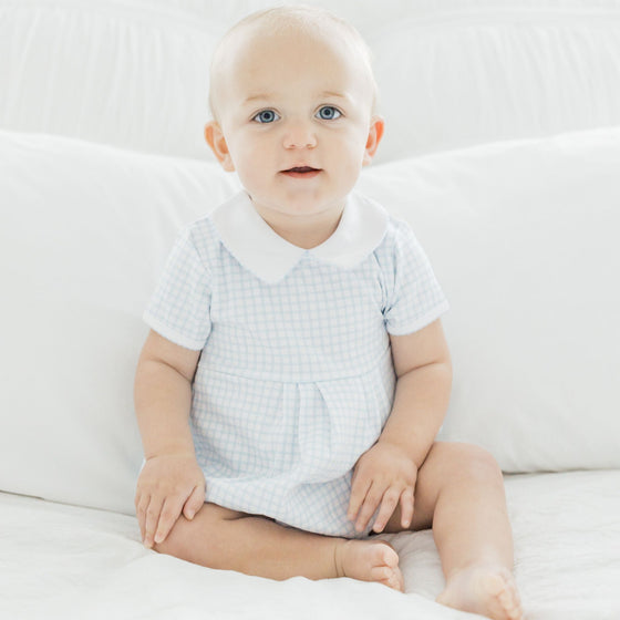 Peek - A - Boo Wishes Collared Bubble - Light Blue - Magnolia BabyBubble