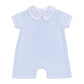 Peek-A-Boo Wishes Collared Short Playsuit - Light Blue - Magnolia Baby Boy