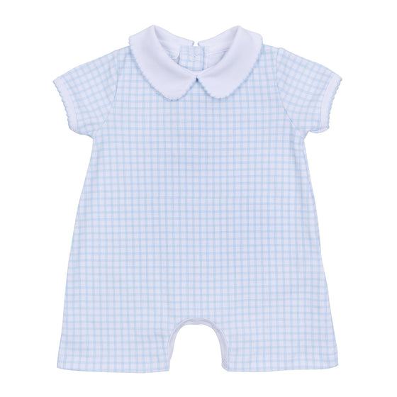 Peek - A - Boo Wishes Collared Short Playsuit - Light Blue - Magnolia BabyShort Playsuit