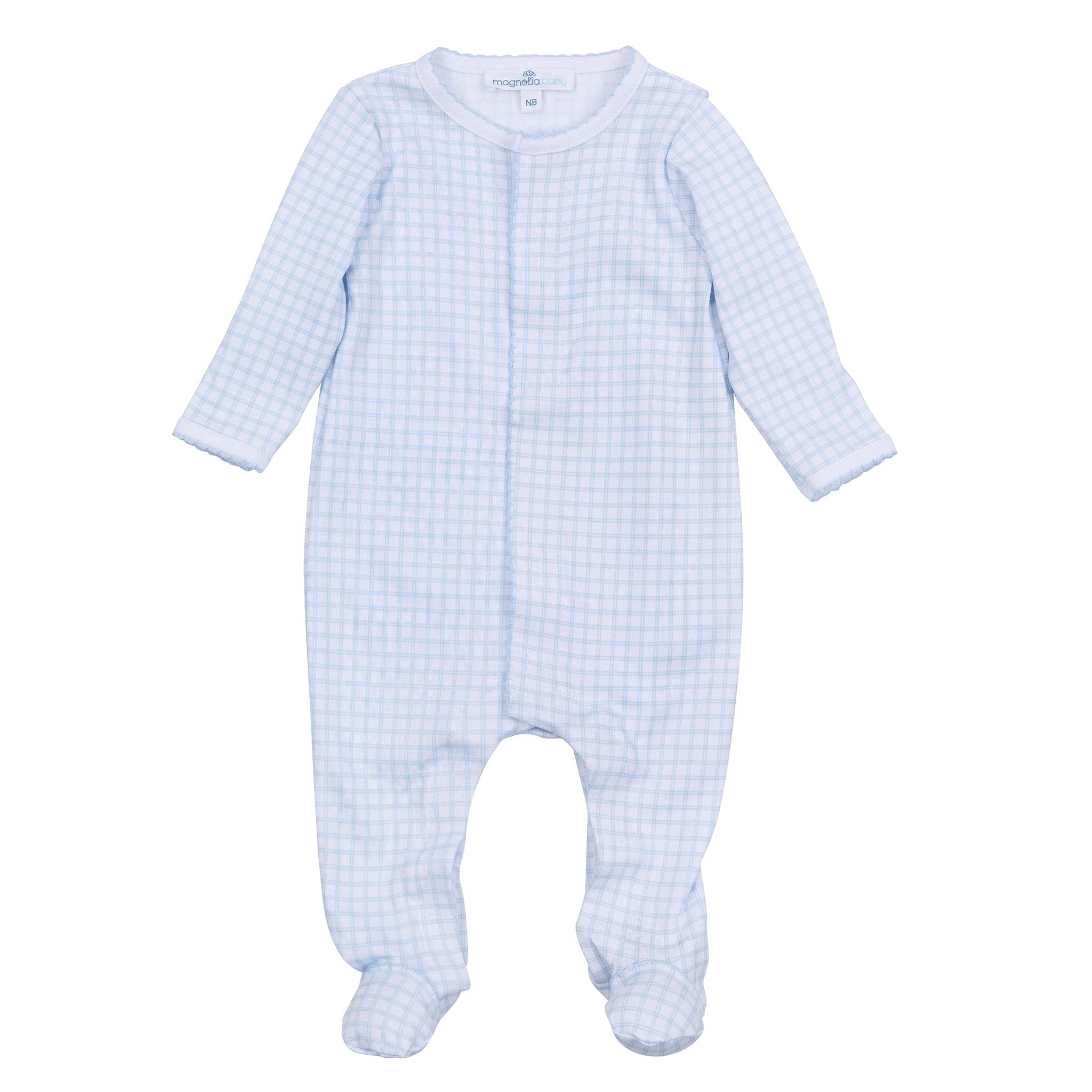 Peek-A-Boo Wishes Footie - Light Blue - Magnolia Baby Boy