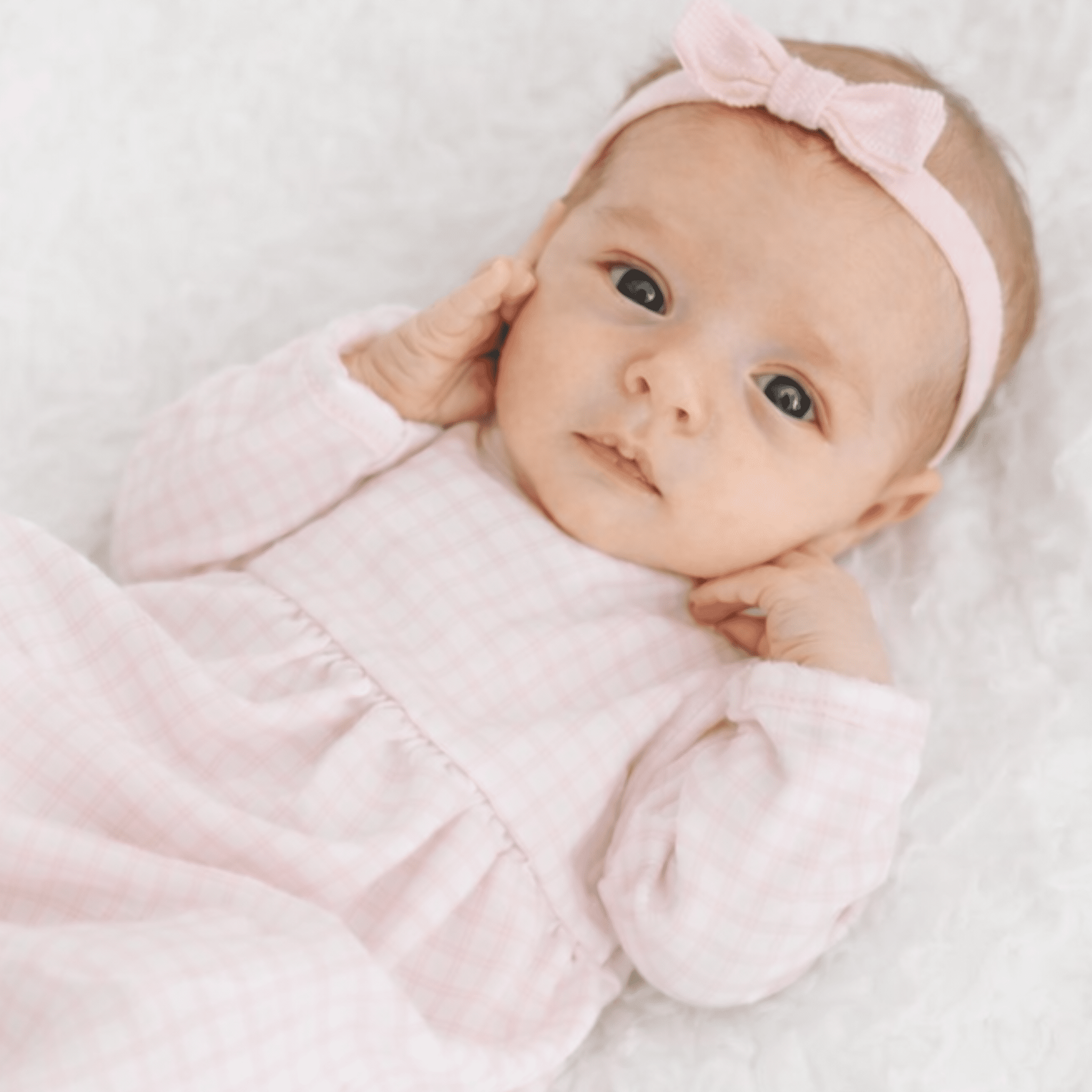 Peek - A - Boo Wishes Gown - Pink - Magnolia BabyGown