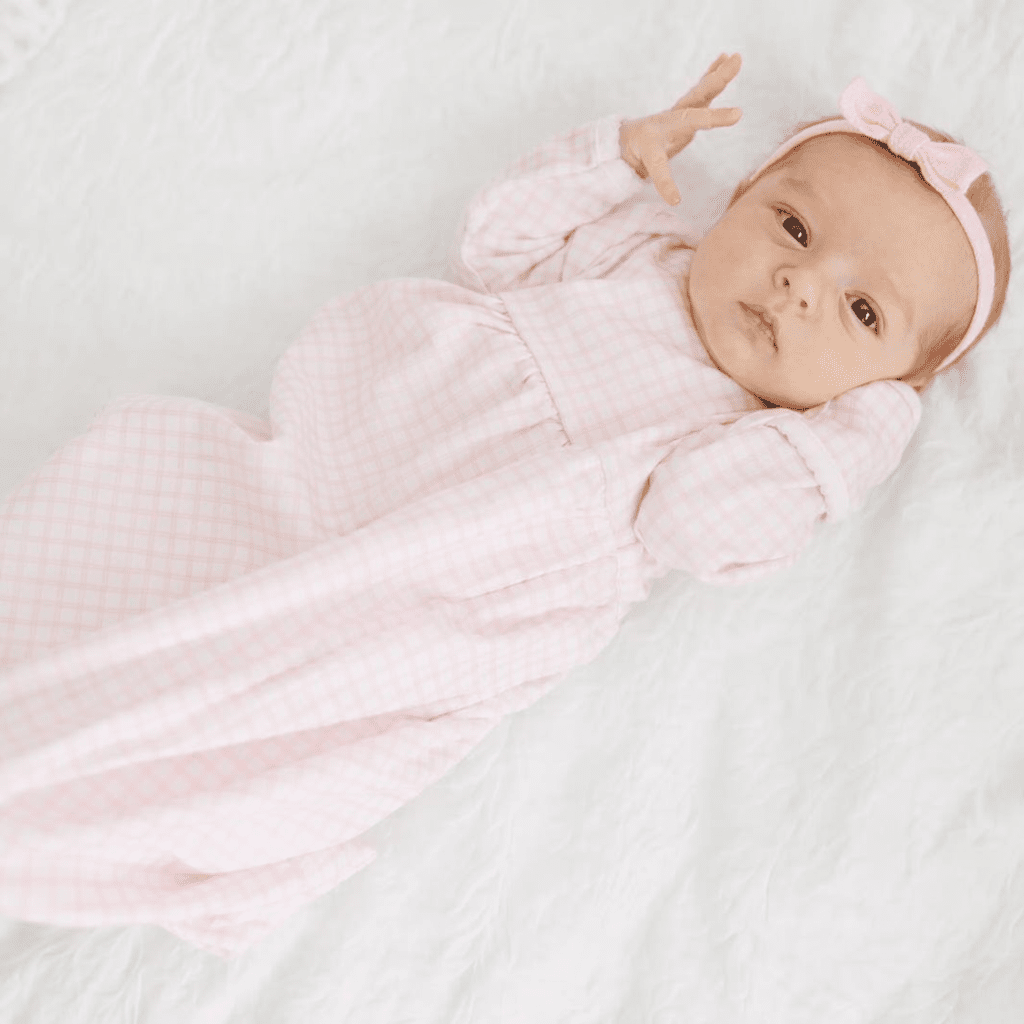 Peek - A - Boo Wishes Gown - Pink - Magnolia BabyGown