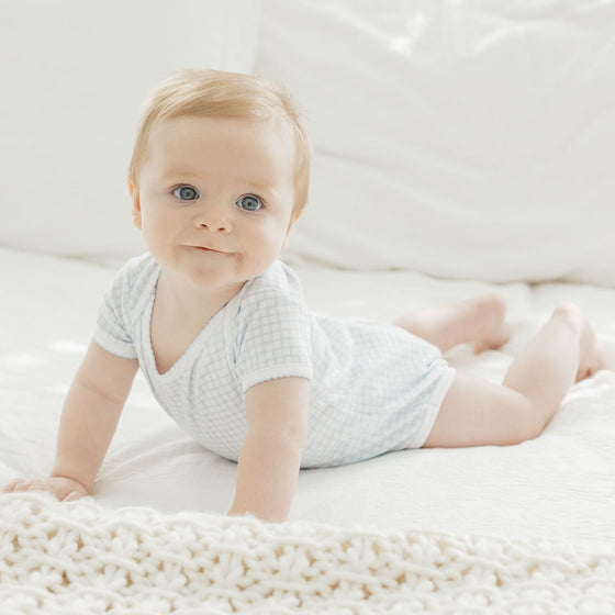 Peek - A - Boo Wishes Lap Bodysuit - Light Blue - Magnolia BabyBodysuit