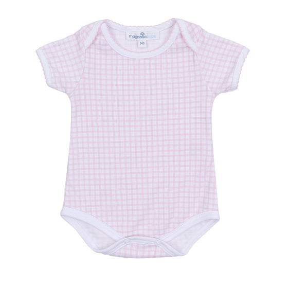 Peek - A - Boo Wishes Lap Bodysuit - Pink - Magnolia BabyBodysuit