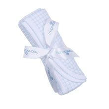  Peek - A - Boo Wishes Receiving Blanket - Light Blue - Magnolia BabyReceiving Blanket