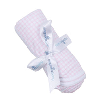  Peek - A - Boo Wishes Receiving Blanket - Pink - Magnolia BabyReceiving Blanket