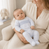 Magnolia Baby_Peek-A-Boo Wishes Smocked Footie - Light Blue_1