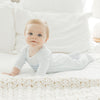 Peek - A - Boo Wishes Smocked Footie - Light Blue - Magnolia BabyFootie