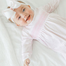  Peek - A - Boo Wishes Smocked Footie - Pink - Magnolia BabyFootie