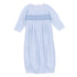 Peek-A-Boo Wishes Smocked Gown - Light Blue - Magnolia Baby Boy