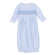  Peek - A - Boo Wishes Smocked Gown - Light Blue - Magnolia BabyGown