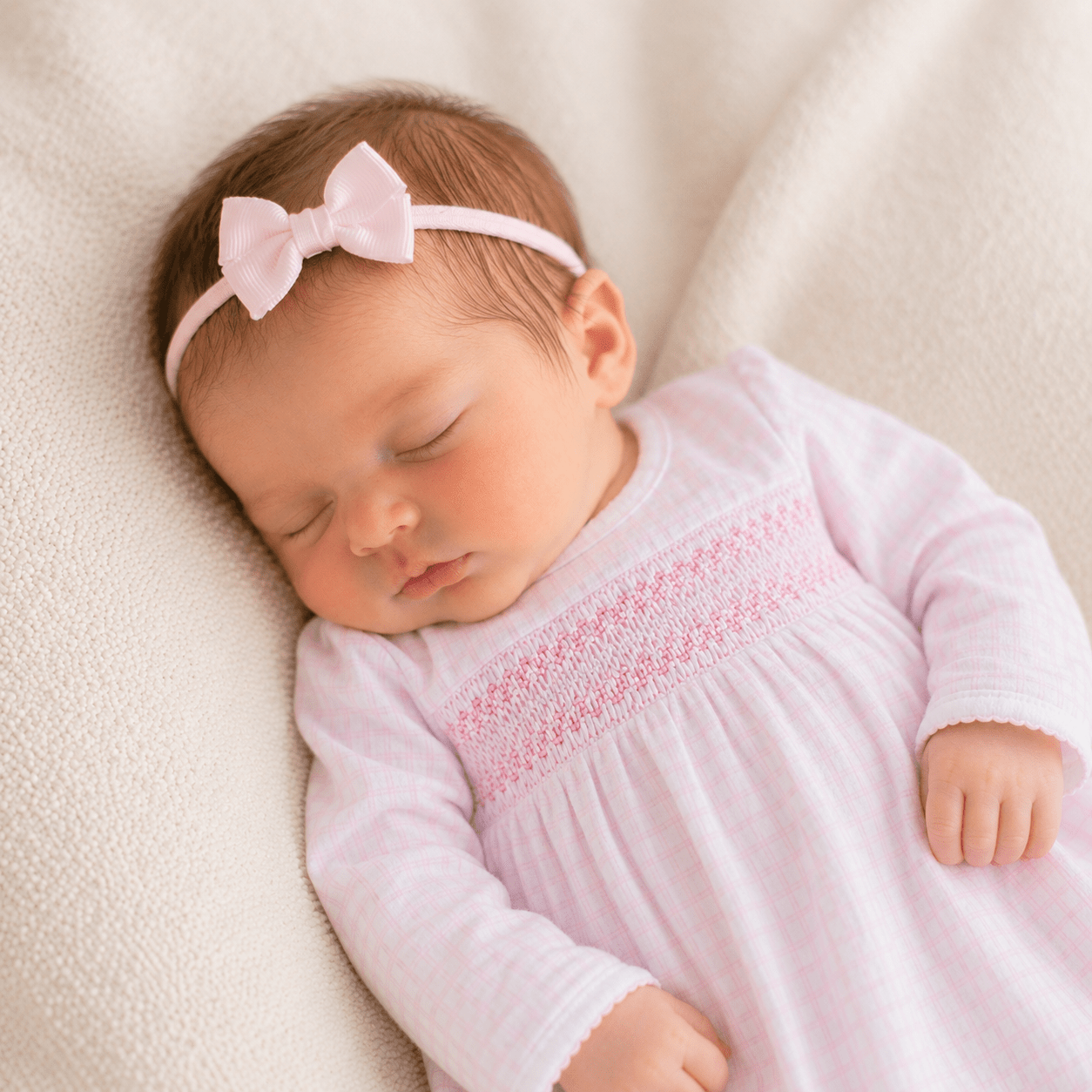 Magnolia Baby_Peek-A-Boo Wishes Smocked Gown - Pink_2