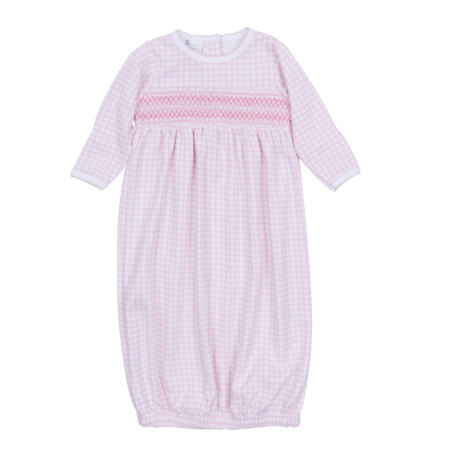 Peek-A-Boo Wishes Smocked Gown - Pink - Magnolia Baby Girl