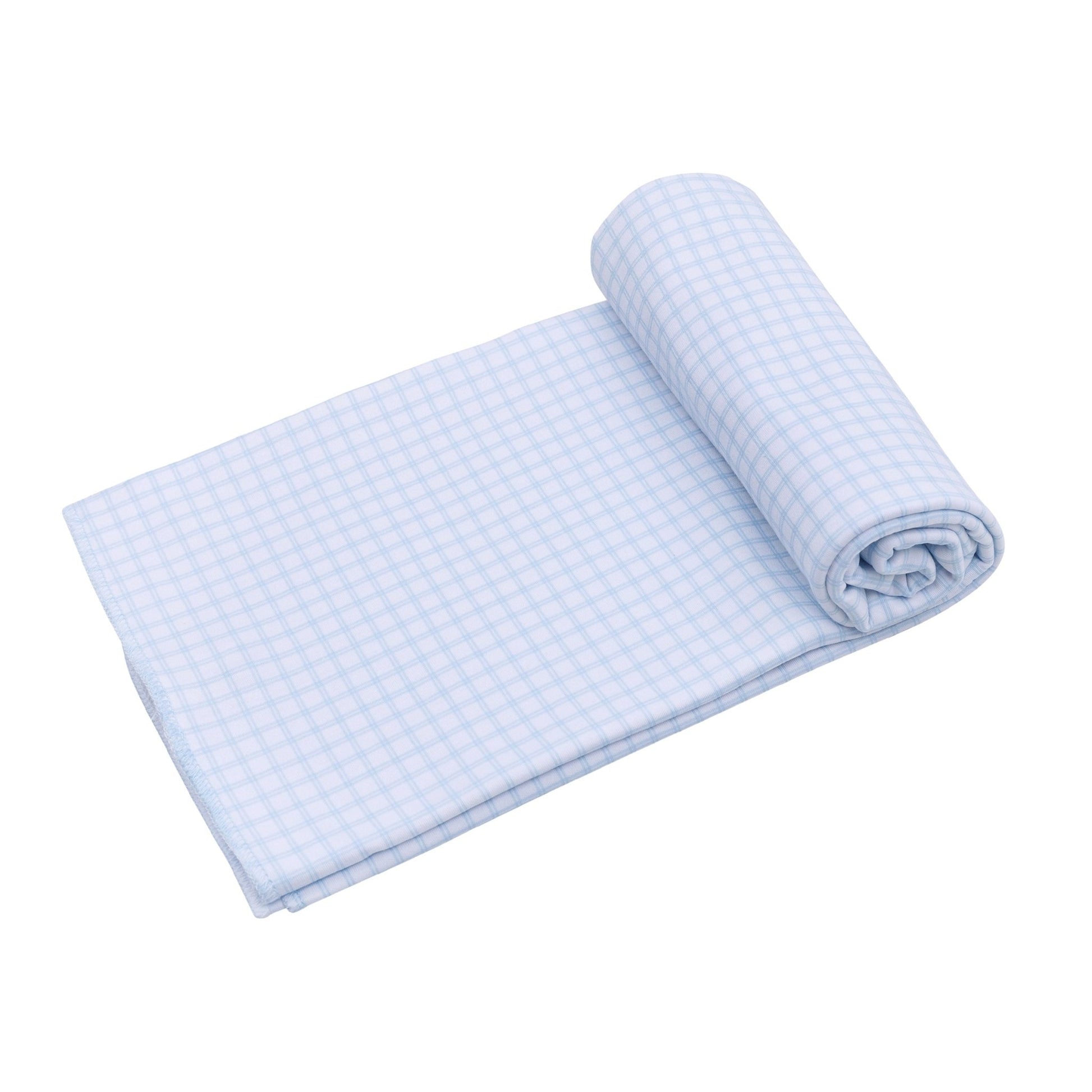 Peek-A-Boo Wishes Swaddle Blanket - Light Blue - Magnolia Baby Boy