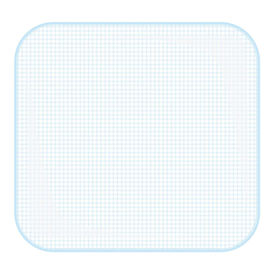 Peek - A - Boo Wishes Swaddle Blanket - Light Blue - Magnolia BabySwaddle Blanket