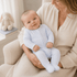 Magnolia Baby_Peek-A-Boo Wishes Zip Footie - Light Blue_1
