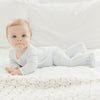 Peek - A - Boo Wishes Zip Footie - Light Blue - Magnolia BabyFootie