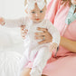 Peek - A - Boo Wishes Zip Footie - Pink - Magnolia BabyFootie