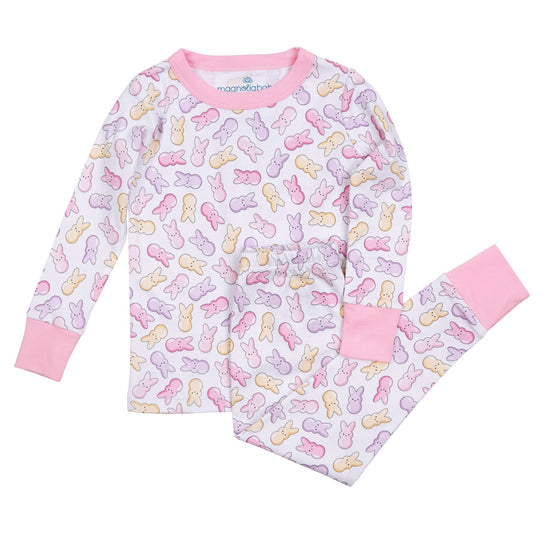 Peep - tastic! Long Pajamas - Pink - Magnolia BabyLong Pajamas