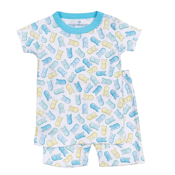 Peep - tastic! Short Pajamas - Light Blue - Magnolia BabyShort Pajamas