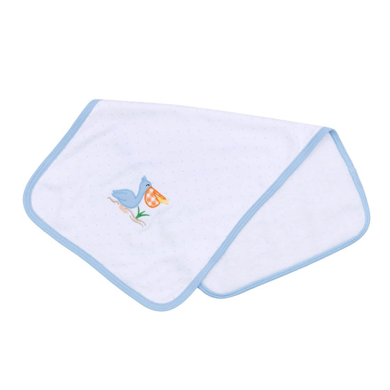Pelican Bay Applique Burp Cloth - Magnolia BabyBurp Cloth