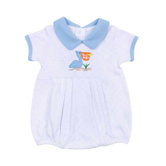 Pelican Bay Applique Collared Bubble - Magnolia BabyBubble