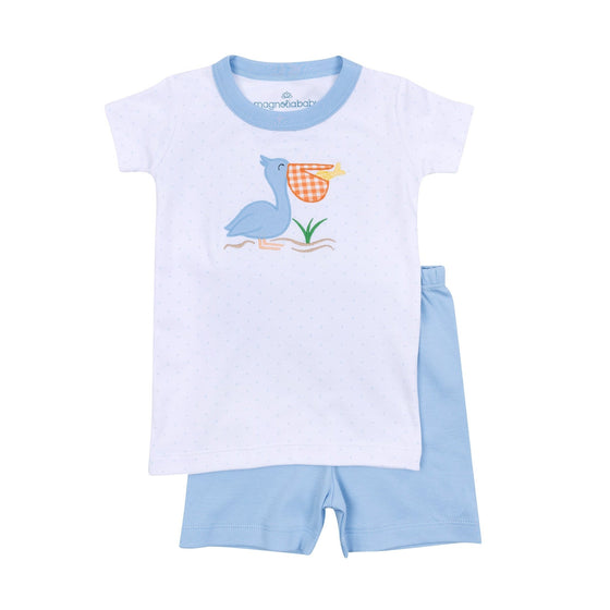 Pelican Bay Applique Short Pajamas - Magnolia BabyShort Pajamas