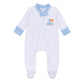 Pelican Bay Applique Zip Footie - Magnolia BabyFootie