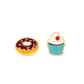 Perfect Pair Pierced Earrings - Cupcake & Donut - Magnolia BabyEarrings