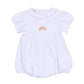 Petit Croissant Embroidered Short Sleeve Bubble - Magnolia BabyBubble