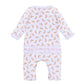 Petit Croissant Print Ruffle Footie - Magnolia BabyFootie