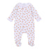 Petit Croissant Print Ruffle Footie - Magnolia BabyFootie