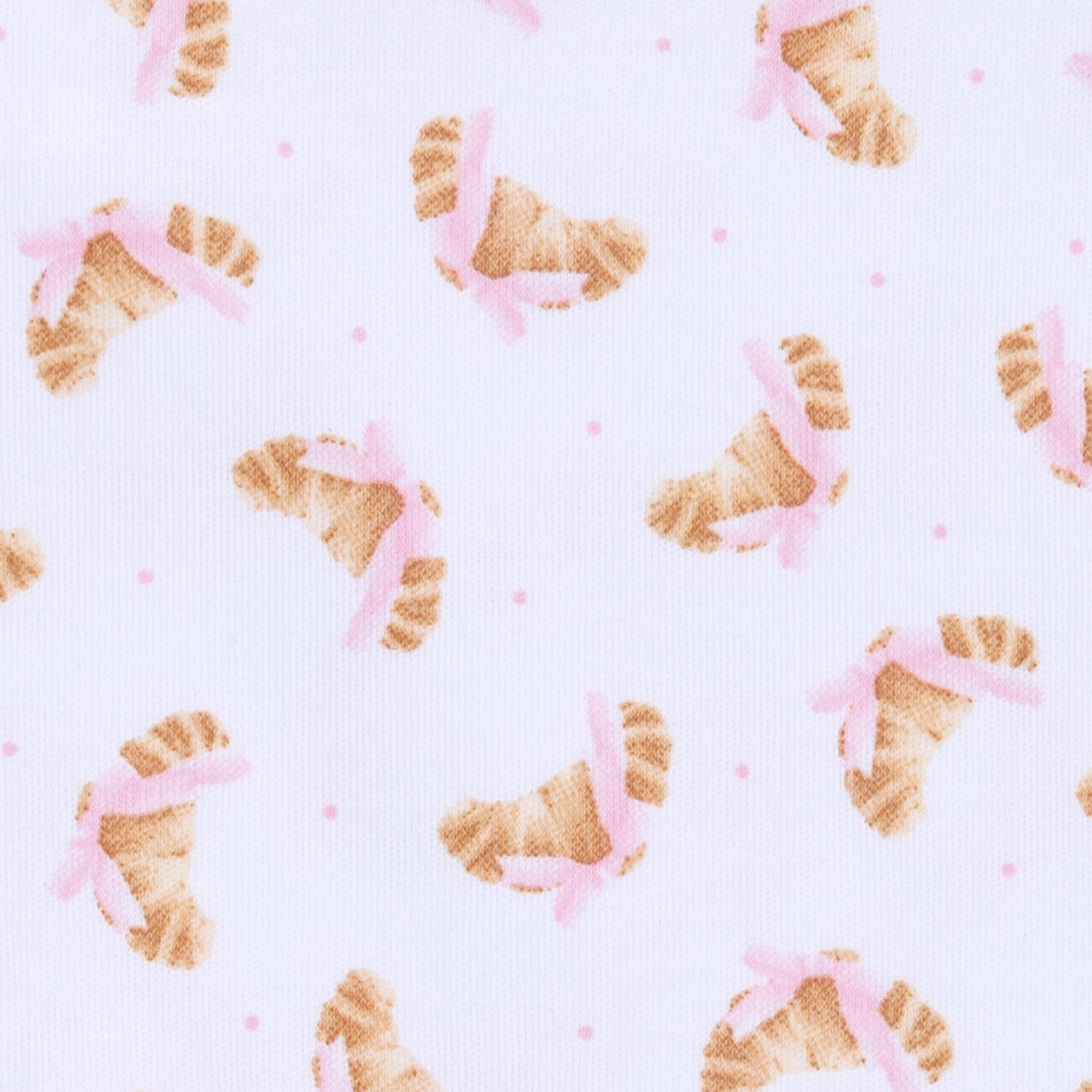 Petit Croissant Print Swaddle Blanket - Magnolia BabySwaddle Blanket