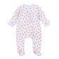 Petit Croissant Print Zip Footie - Magnolia BabyFootie
